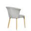 Siyana Modern Velvet Dining Chair - Ergonomic Curved Back with Solid Wooden Legs - Side Chair for Dining Room Living Room Restaurants - Single-504723198