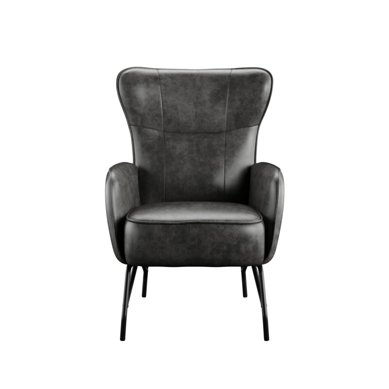 Fauteuil d'appoint Wallace & Bay Graham, Gris