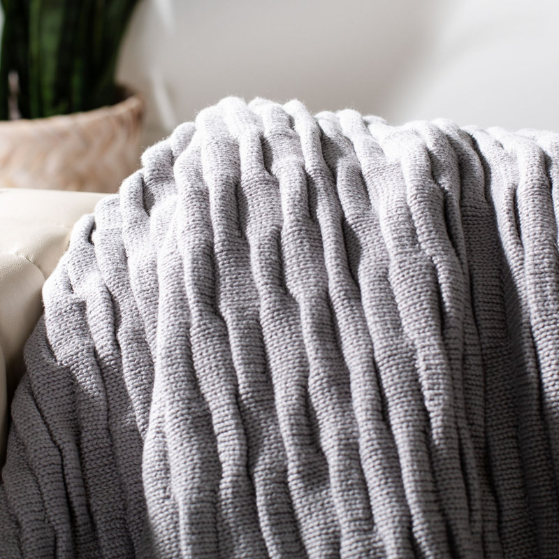 Noela Knitted Throw Blanket