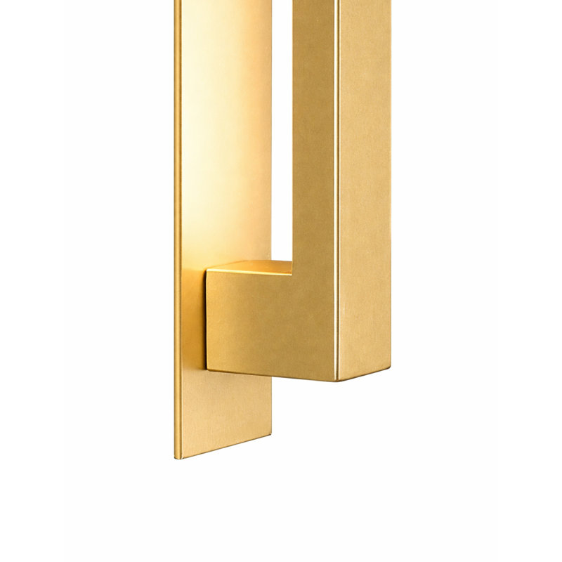 Catalina LED Outdoor Armed Sconce, Burnished Gold, 36" H