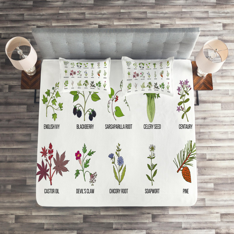 Bunny Polyester Coverlet, King Bedspread + 2 Shams
