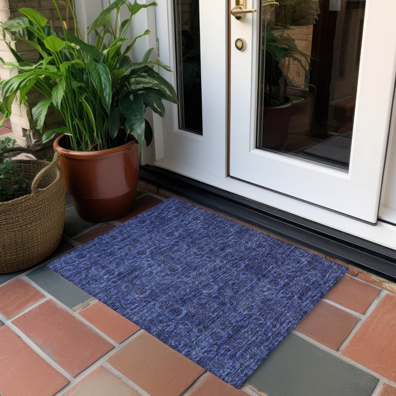 Tapis intérieur / extérieur Ayush, Rectangle 1 pi 8 po x 2 pi 6 po