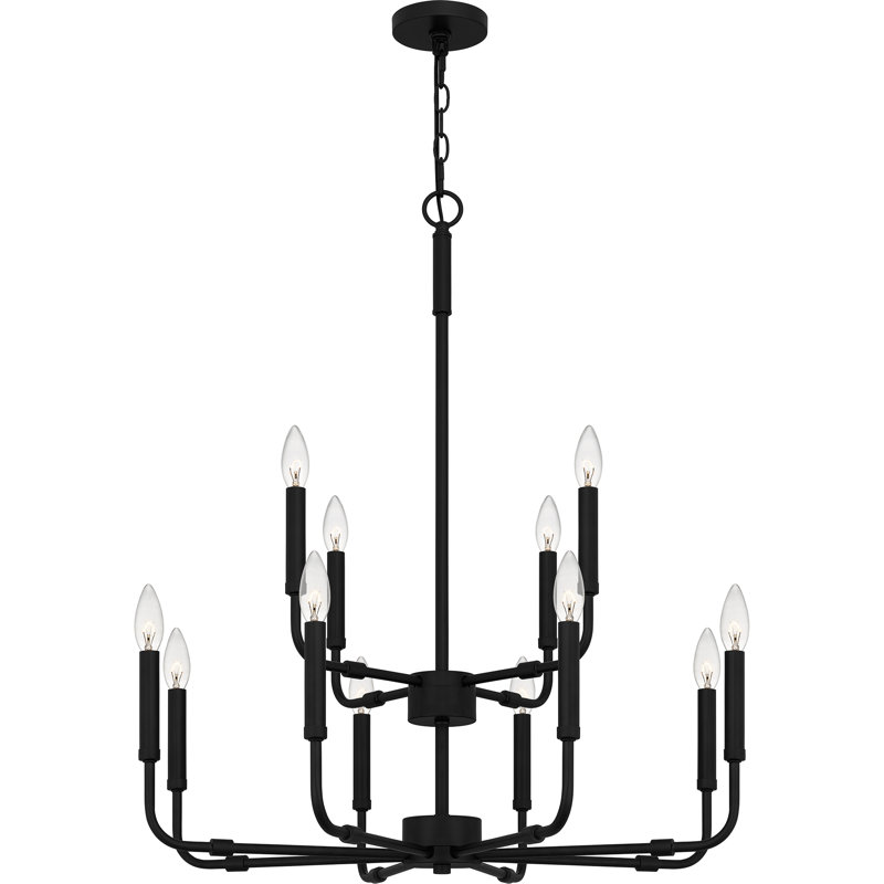Gerkman 12 - Light Dimmable Tiered Chandelier
