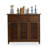 Dark-walnut Solid Wood Shoe Storage Bench