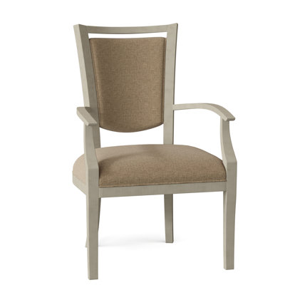Chaise avec accoudoirs rembourrée Spiro