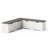 3-Piece L-Shaped Multi-Functional Storage Bench with Cushion