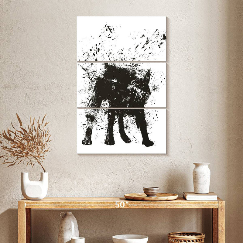 Hitzel Wet Dog, 38" H x 24" W