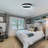 1-Black white dimmable LED ceiling light