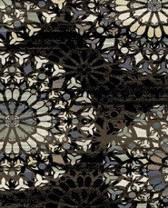 Tapis taupe/zone noire Figgs