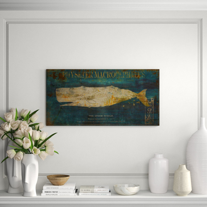 Physeter Macrocephalus Print by Sofia Fox, Outdoor, 27" H x 54" W