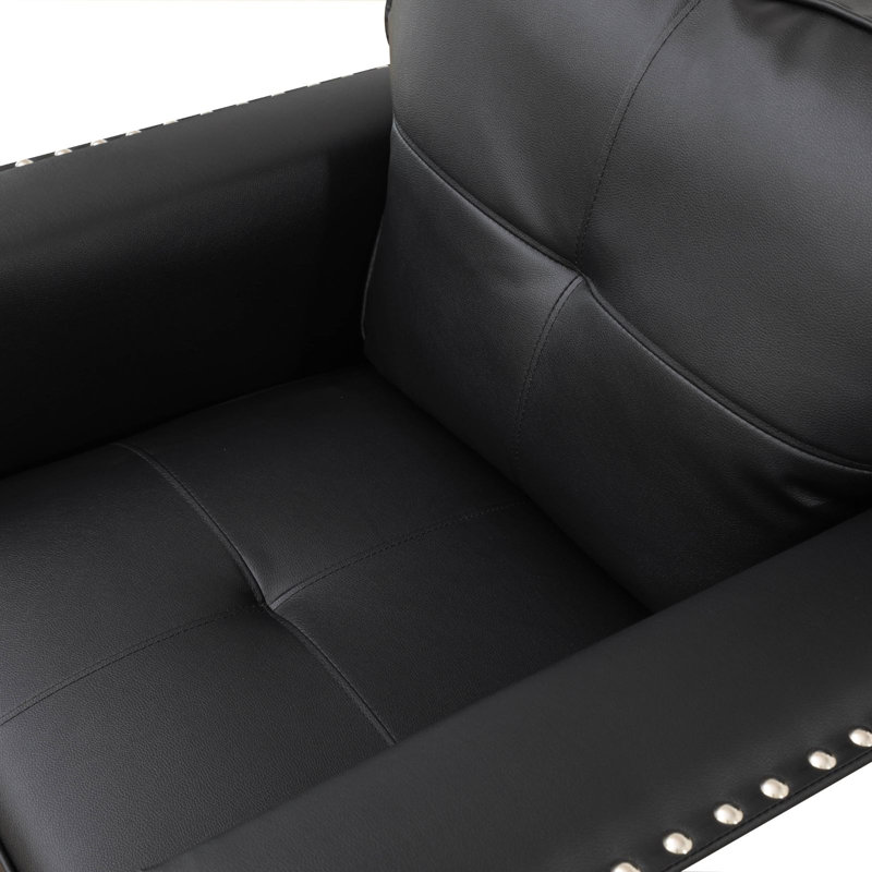 Ensemble de salon configurable en similicuir 3 pièces