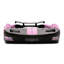 Lit simple voiture de course Delta, rose-1382369318