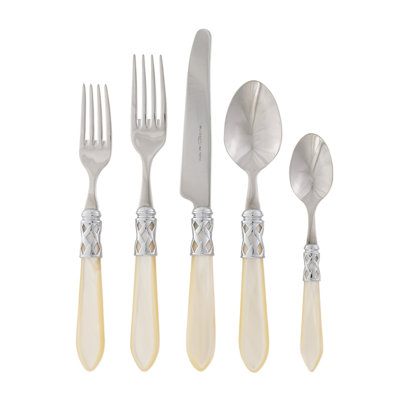 Aladdin 5 - Piece Stainless Steel Flatware Set - Service for 1