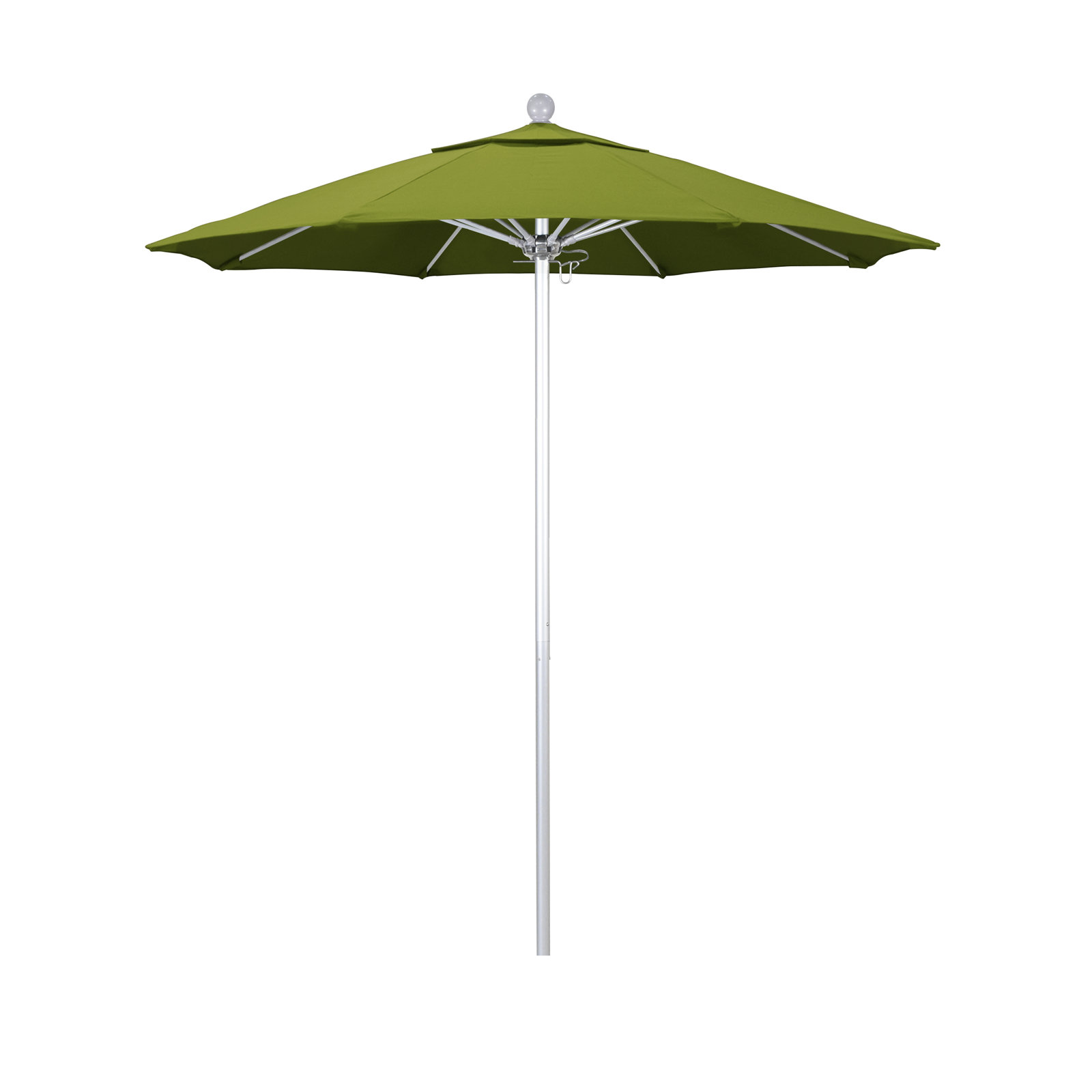 Hibo 7.5' Sunbrella® Umbrella, 90" W x 90" D, Bronze, Beige Pacifica