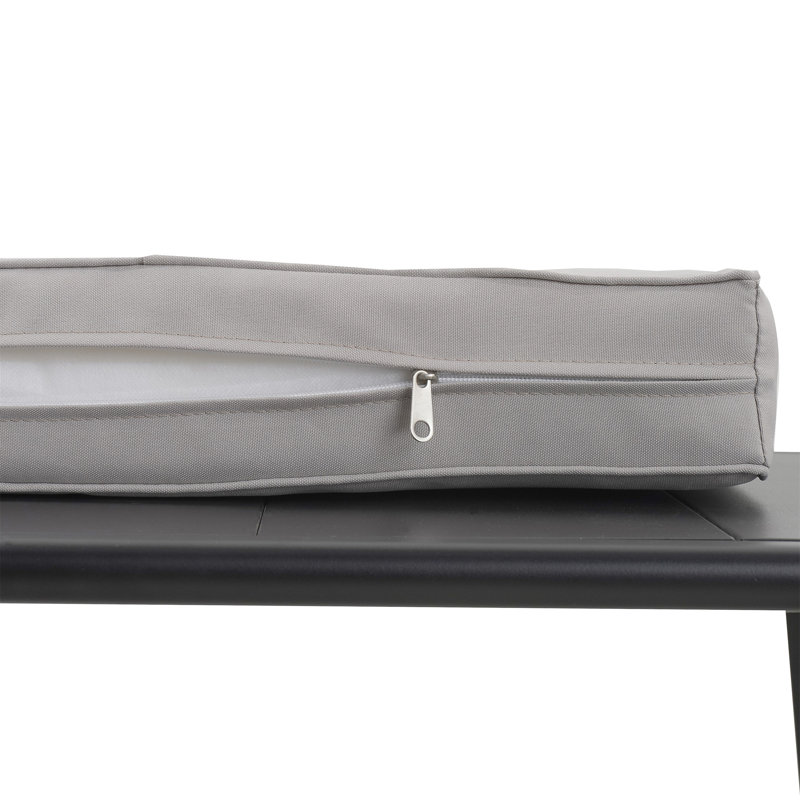 Ensemble de sièges d'extérieur U_STYLE, Light Gray Cushion/Green Frame