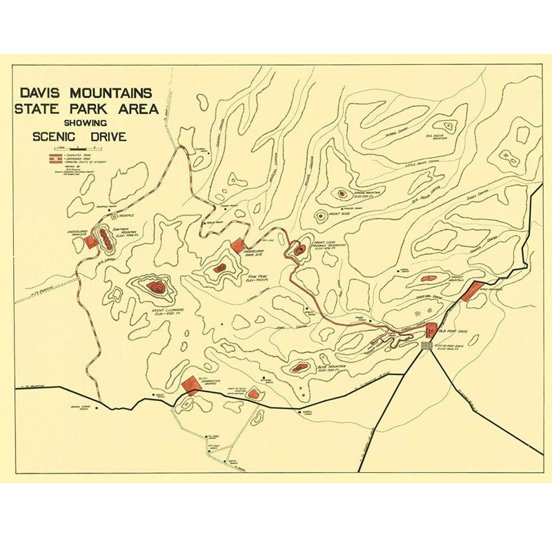 «Williston Forge», art sur toile tendue Swartz Gallery: Davis Mountains State Park, Swartz, Texas, 1935, H 15 po x l 18 po