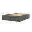 Structure de lit plateforme grand avec quatre tiroirs et rangement pour le pied de lit, sans tête de lit-564993126