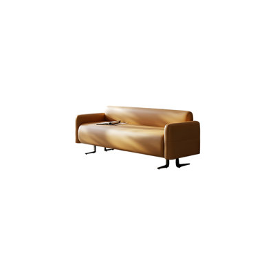 Banc de rangement en microfibre Chaynee