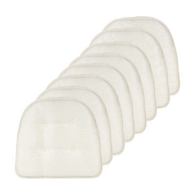 Non-Slip Solid Dining Room And Kitchen Seat Cushions, 16 X 15 X 2 Inches
