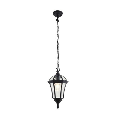 Goleta 1 - Light Black/Clear Single Pendant