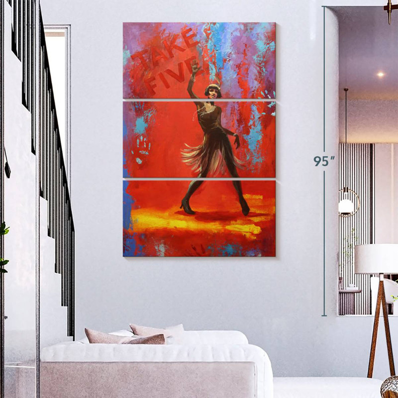 Enn Dancer, 65" H x 42" W