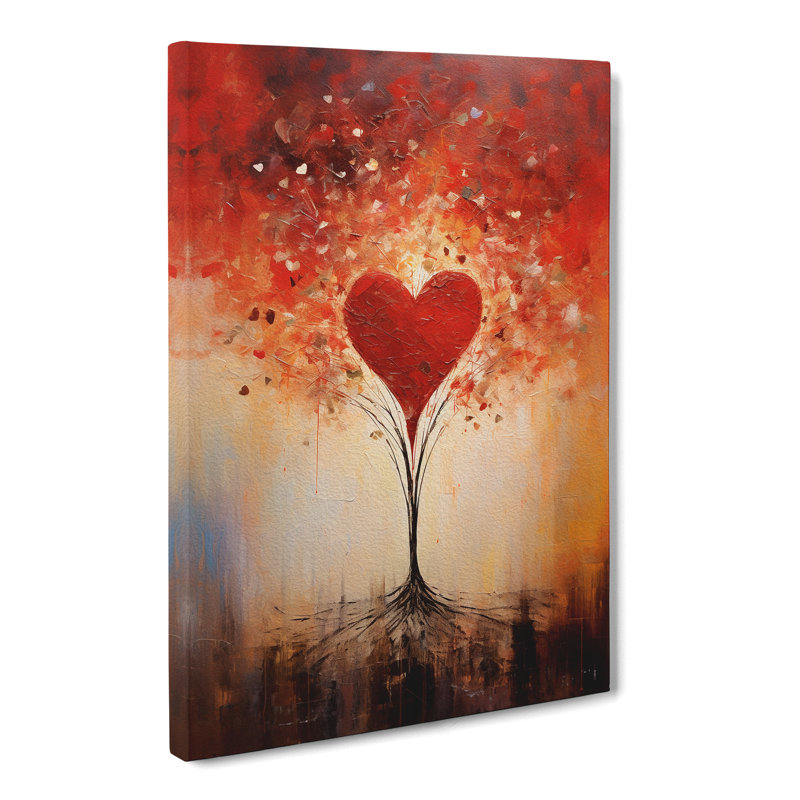 Love He Abstract No.2 - Wrapped Canvas, 50cm H x 35cm W x 3cm D