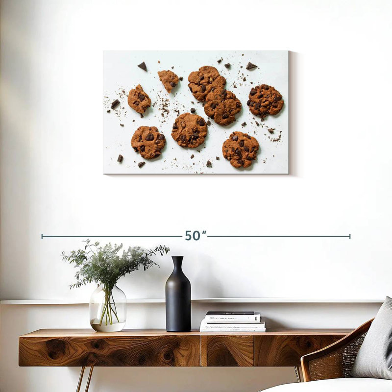 Biscuits aux morceaux de chocolat Yarlin, H 20 po x l 30 po