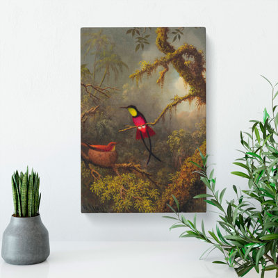 Hummingbird by Martin Johnson Heade - Wrapped Canvas Painting