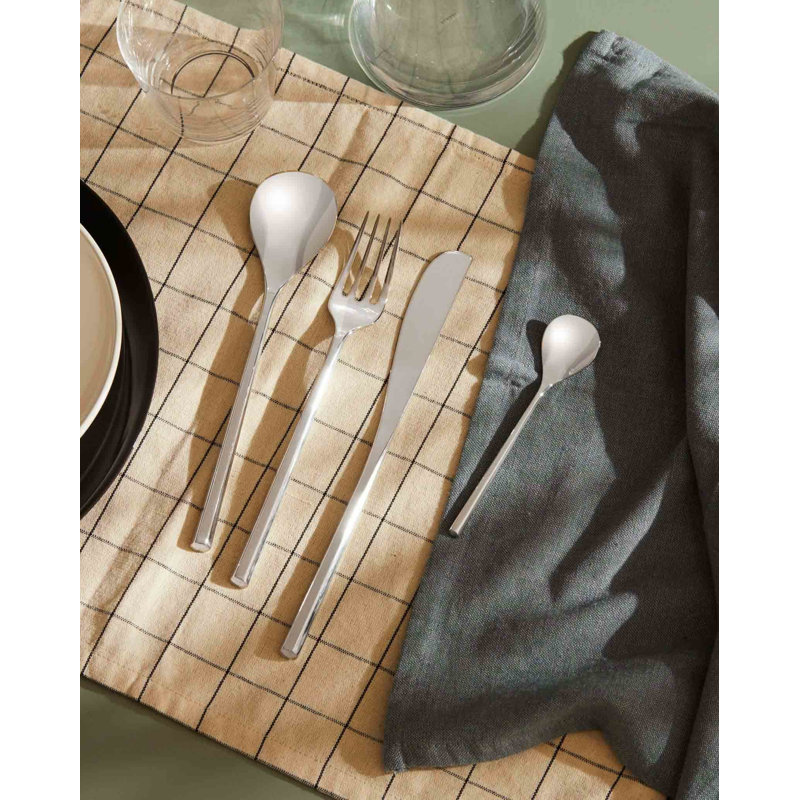 Mu 24 - Piece Stainless Steel Flatware Set - Service for 6