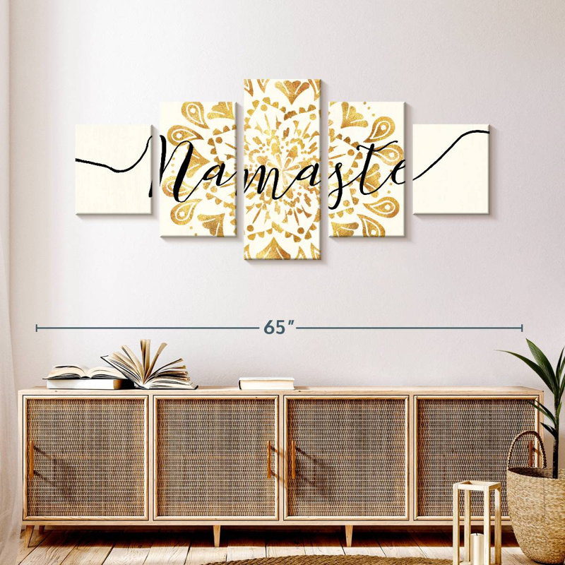 Namaste I, 24" H x 55" W