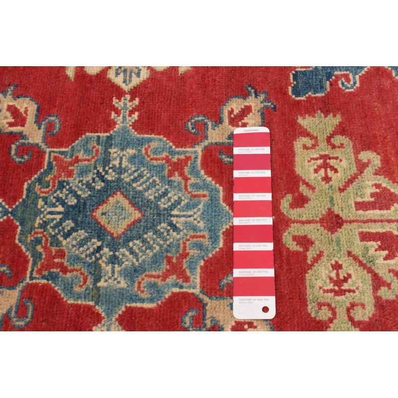Raineri One-of-a-Kind 5'1" X 6'6" New Age Wool Area Rug in Red
