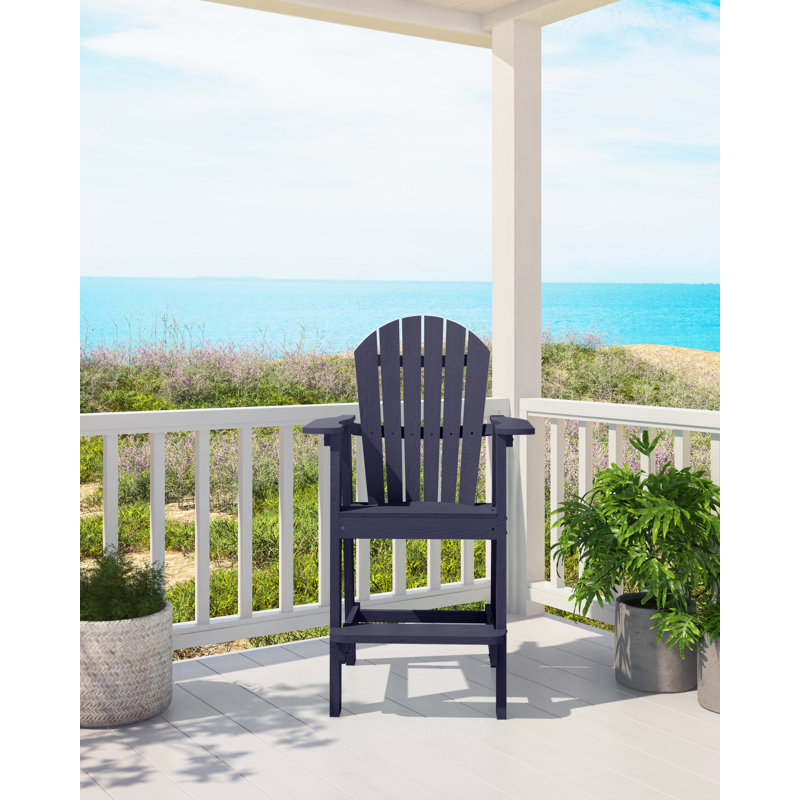 Tabouret de bar 27,17 po Orinda, Bleu marine