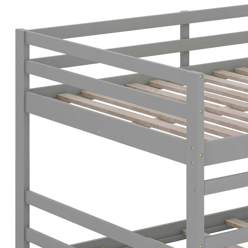 Full Over Full Bunk Bed With Ladder