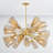 Hartwood 45" 25-Light Hand-Blown Shade Chandelier