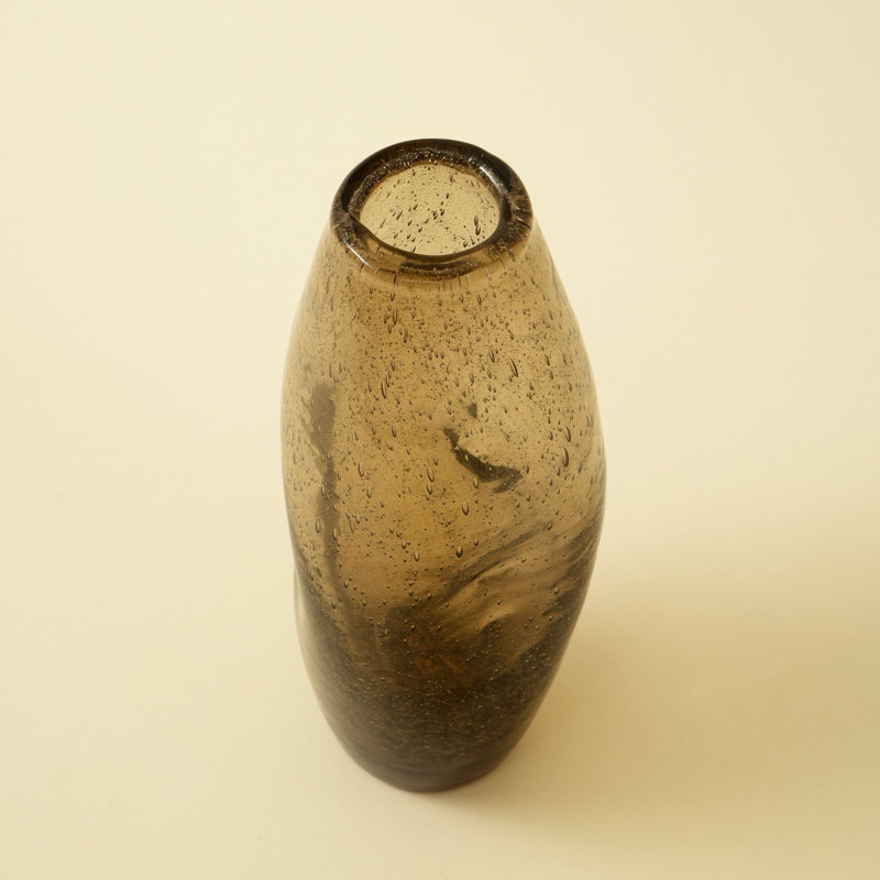 Glass Table Vase, Peach