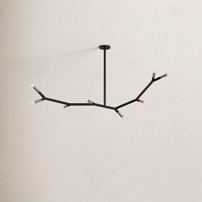 Raela 8 - Light Metal Dimmable Chandelier