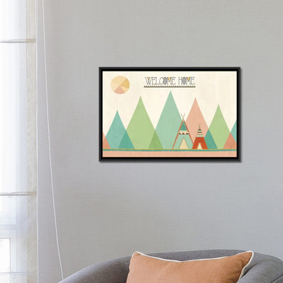 «Southwest Geo I» par Véronique Charron, reproduction sur toile tendue sur châssis