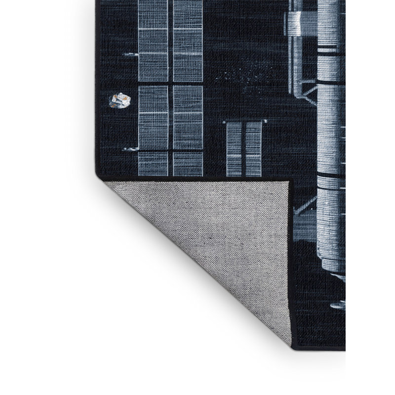Tapis gris lavable à la machine, Tapis de couloir 2 pi x 5 pi