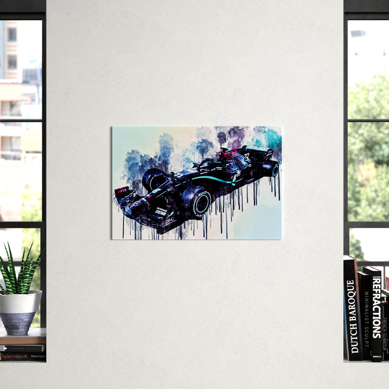 Voiture de course sur plastique / acrylique par Sissy Angelastro par Mercedes-Amg