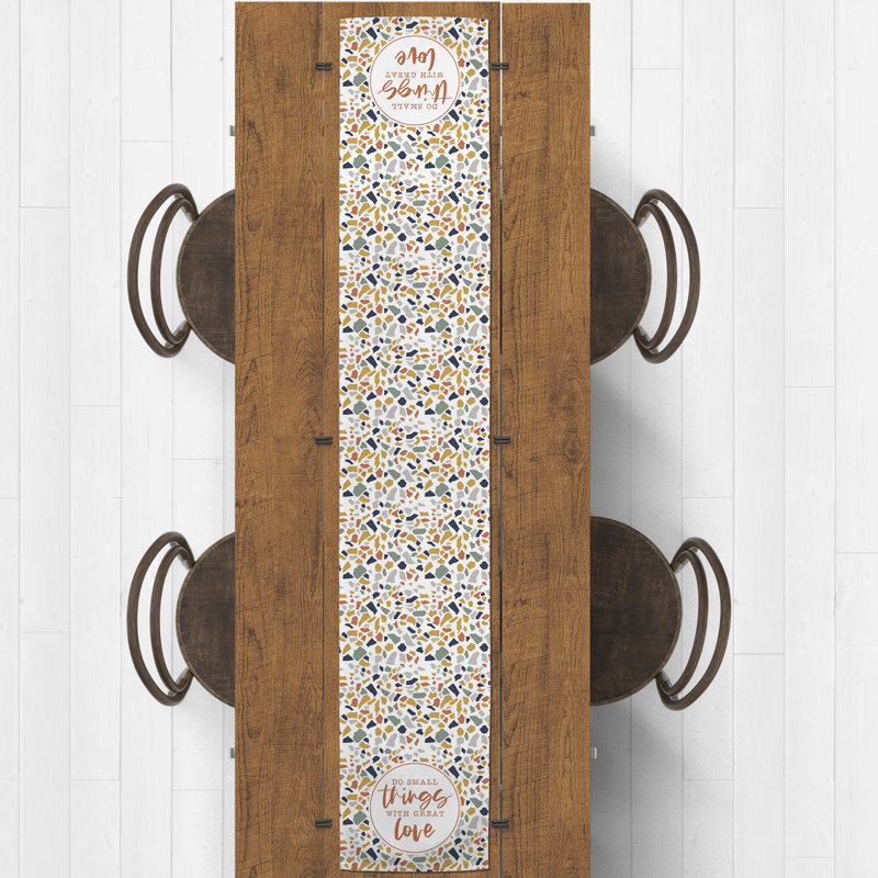 Chemin de table géométrique Milroy, L 72 po x l 16 po