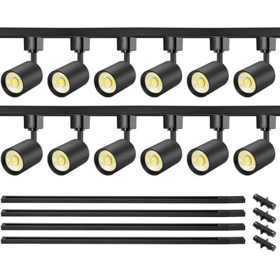 41'' 12 -Light Fixed Track Track Kit with Adjustable Head