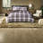Comfortable Microfiber Bedding Sets, Modern Plaid Style For Home