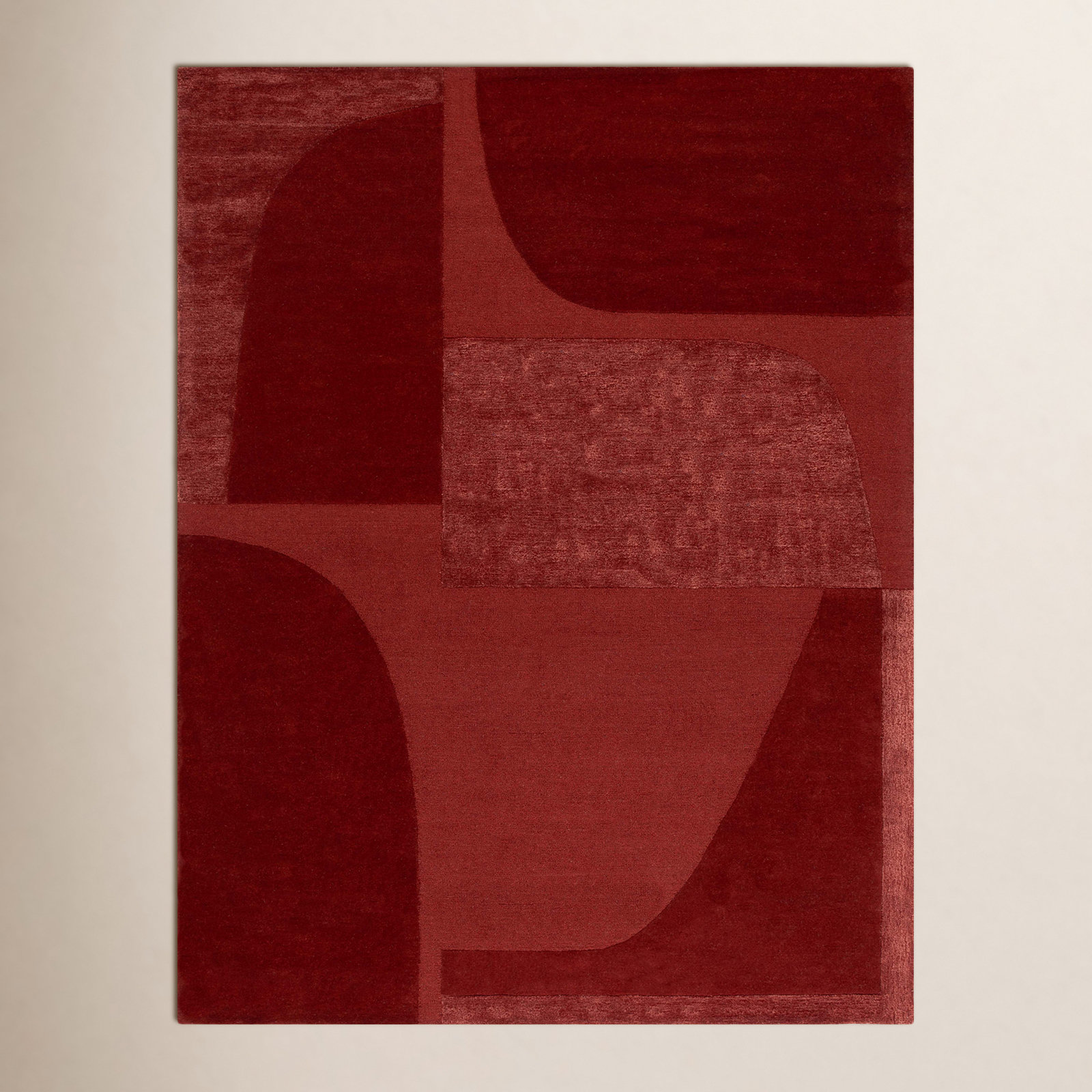 Megara Hand-Tufted Geometric Wool Rug, Runner 2'3" x 8'