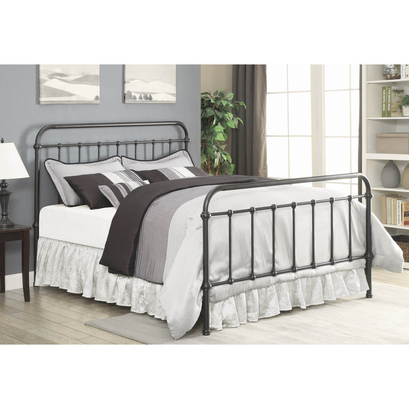 Otteridge Metal Standard Bed, Queen, Black