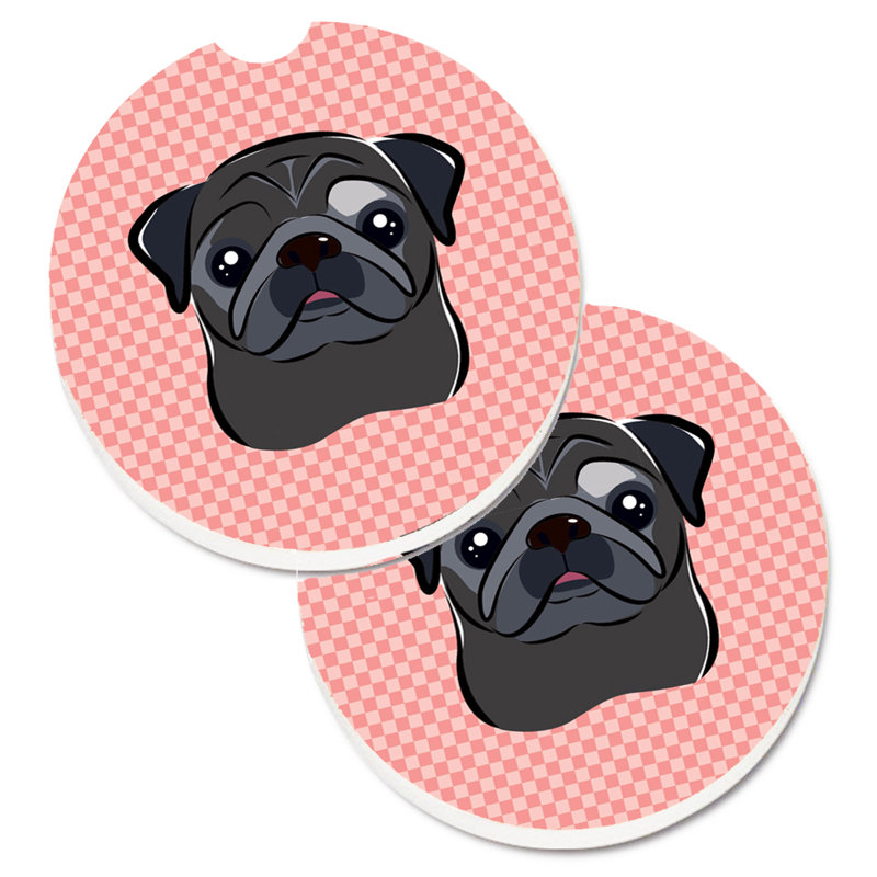 Sous-verre Retriever, Rose, Carlin