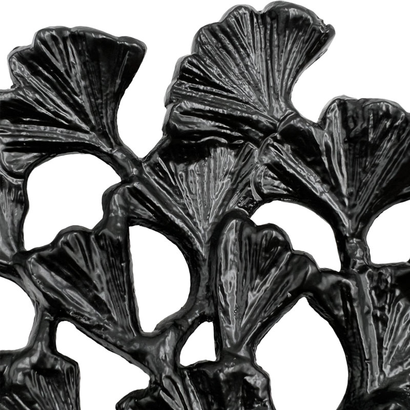 Assiette décorative en aluminium faite à la main Amirjon 1, Noir, noir, noir, noir