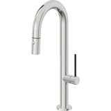Pull-Down Prep/Bar Faucet With Button Sprayer