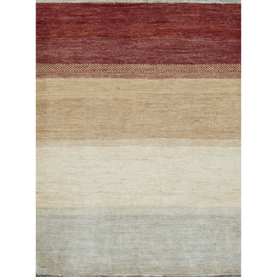 Hand-Knotted High-Quality Beige Area Rug
