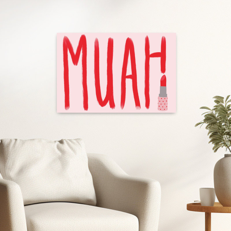 Muah, art contemporain, H 24 po x l 16 po