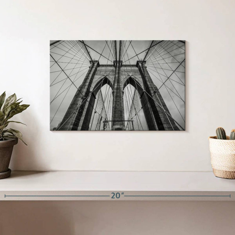 BW Brooklyn Bridge, New York, H 8 po x l 12 po